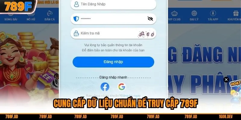Cung cấp dữ liệu chuẩn để truy cập 789F