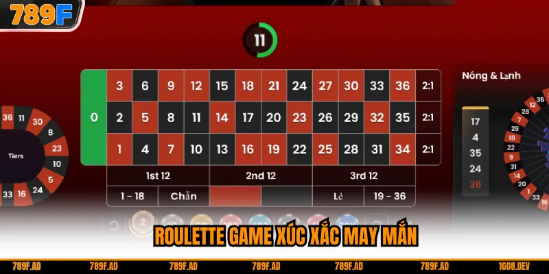 Roulette game xúc xắc may mắn